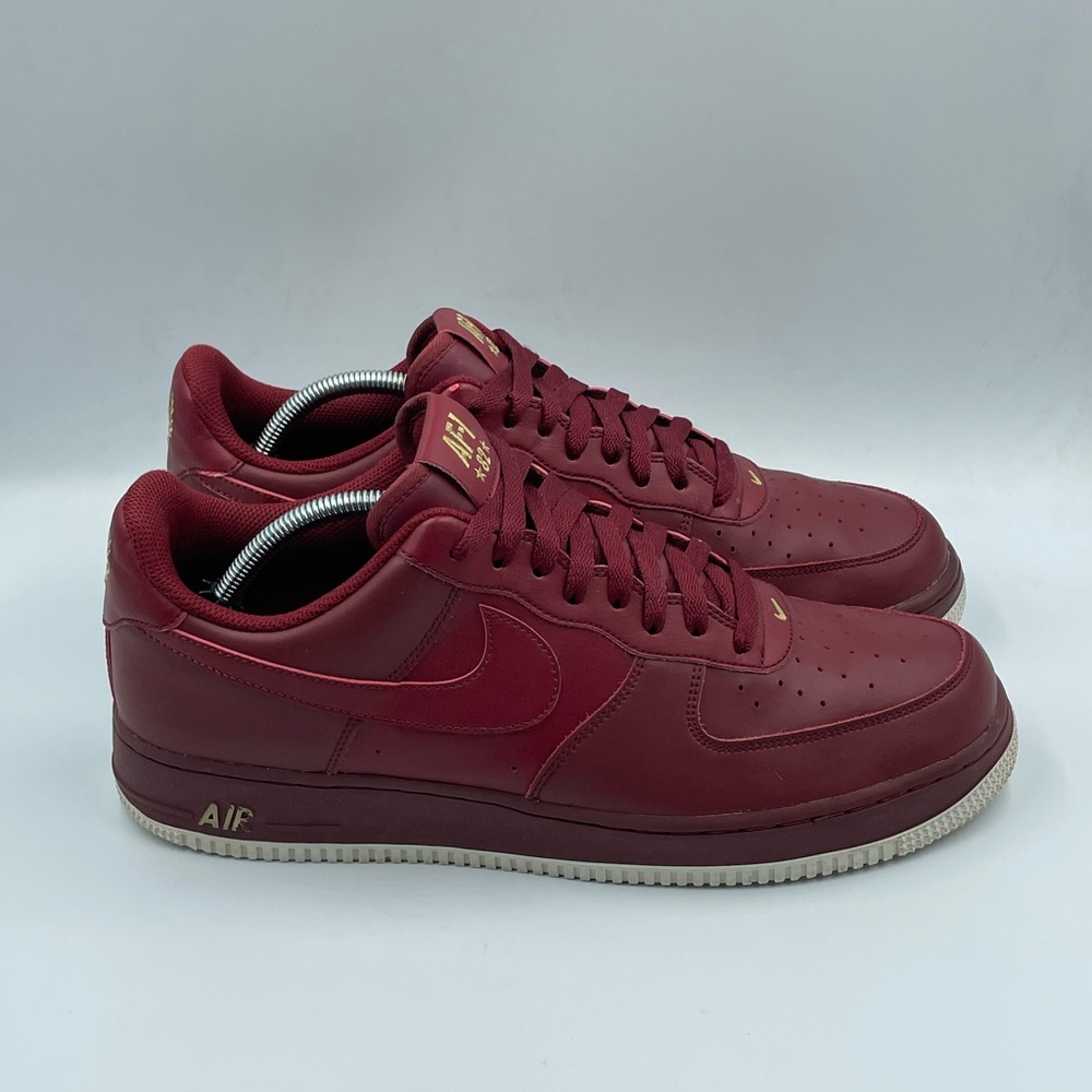 Nike Air Force 1 Low '07 Team Red Summit White Men’s Sz 11.5